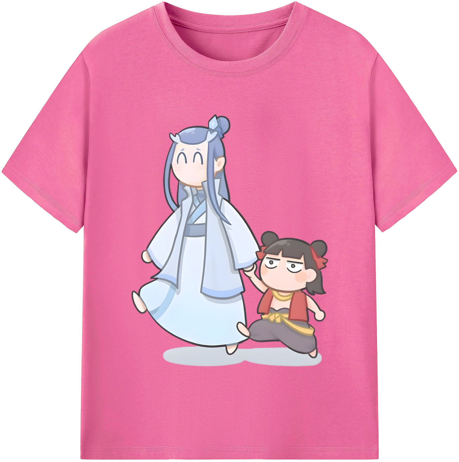 （画像用） Ne Zha 2 ナタ 魔童の大暴れ レディースカジュアルプリントTシャツ（綿100％）